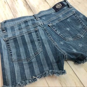 Rock & Republic Denim Stars/Stripes Cutoff Shorts